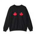 Black Crewneck — Red Maples
