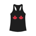 Black Racerback Tank — Red Maples