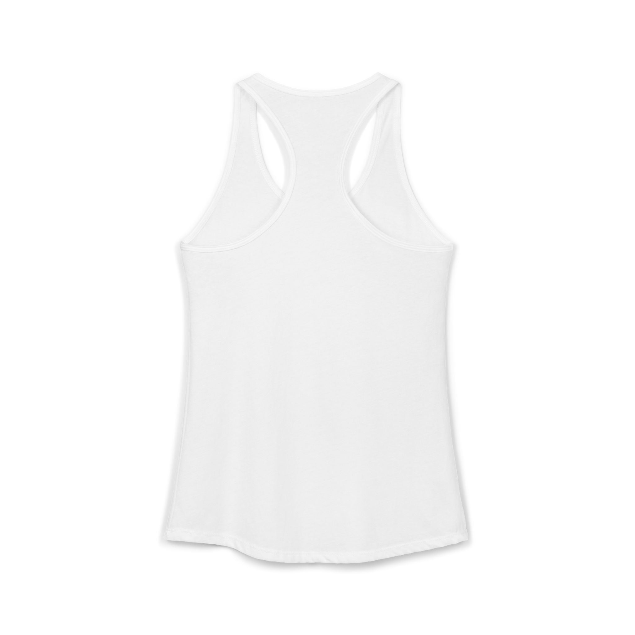 White Racerback Tank — Red Maples